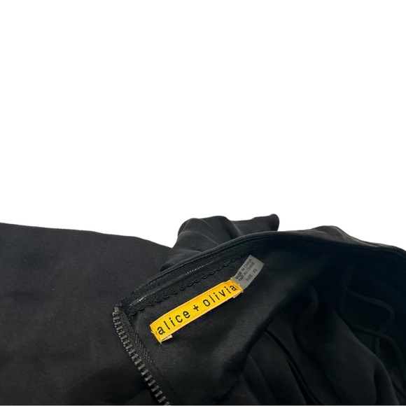 Alice + Olivia - Front Drape Tube Dress in Black - Picture 5 of 5